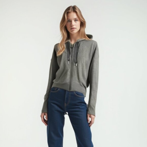 ❤️ Athleta Heather Gray Hoodie S - Picture 1 of 12